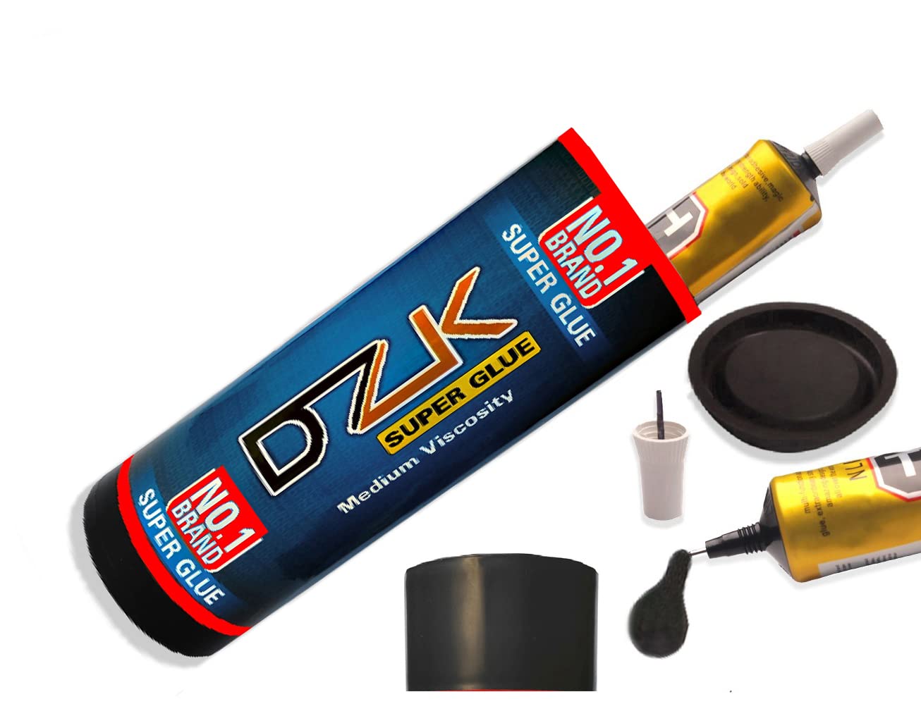 DZK 50ML super glue T7000 "BLACK" for plastic and metal glue super