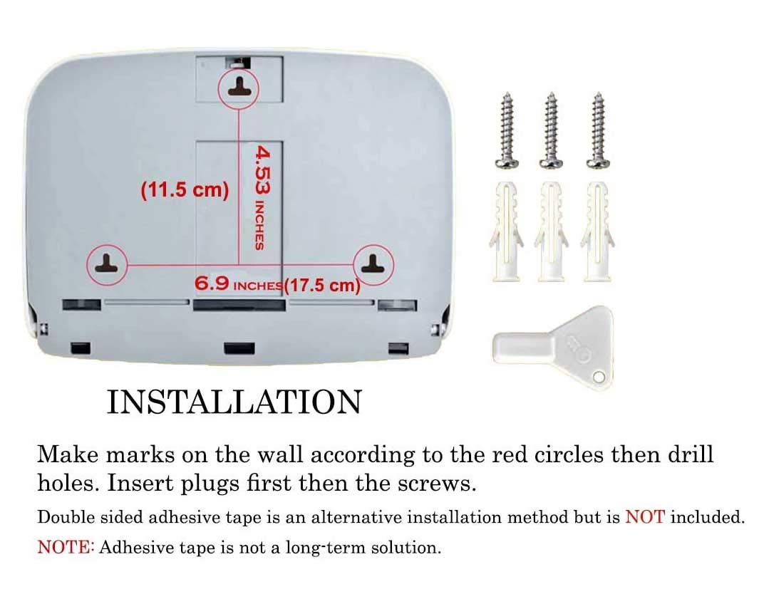 Bosharon Black Paper Towel Dispenser Wall Mount, C Fold Paper Towel