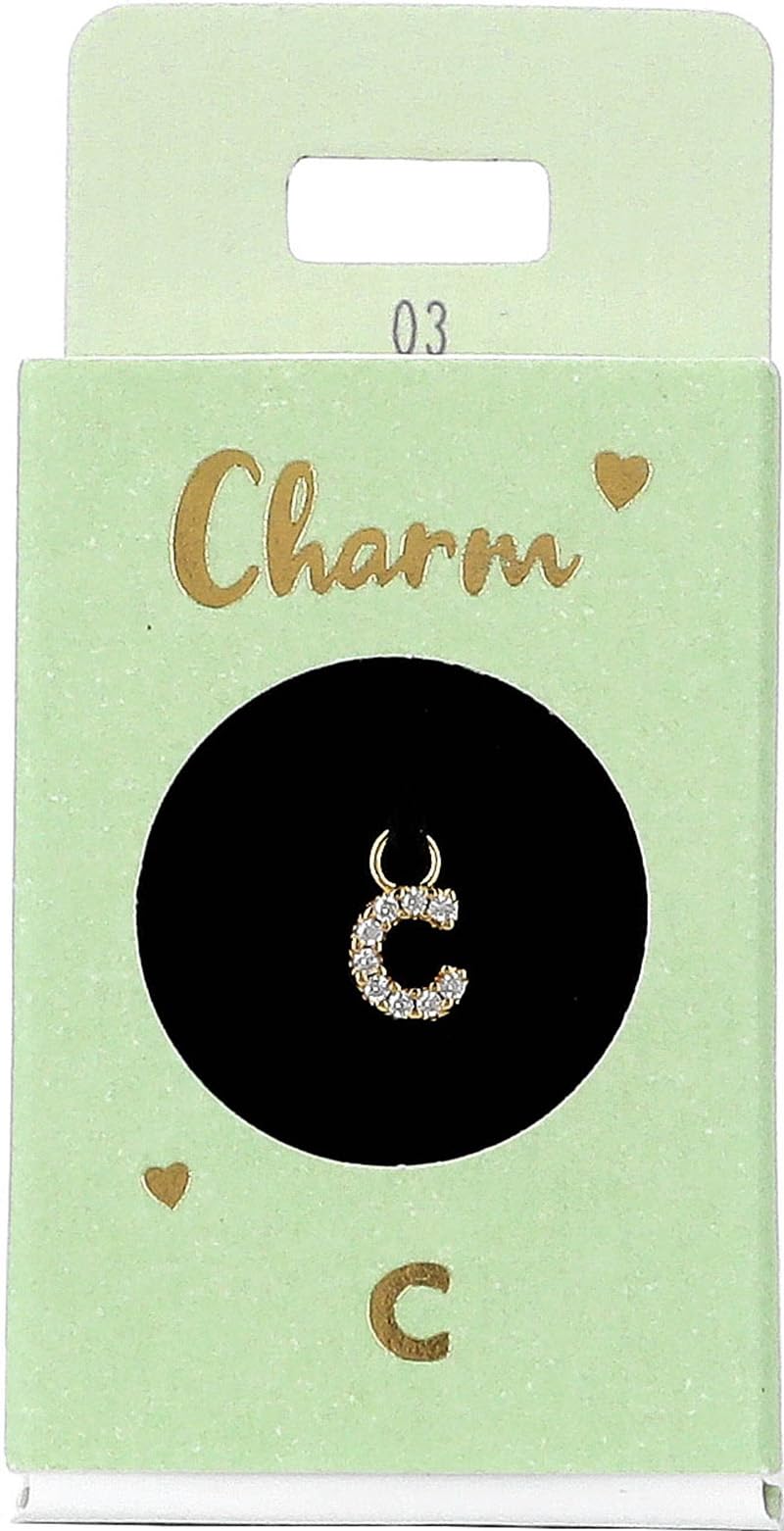 Depesche Lettere 11834-040 Ciondolo Charm Star Con Pietre Preziose - Regalo In Scatola Per Collane, Bracciali, Orecchini