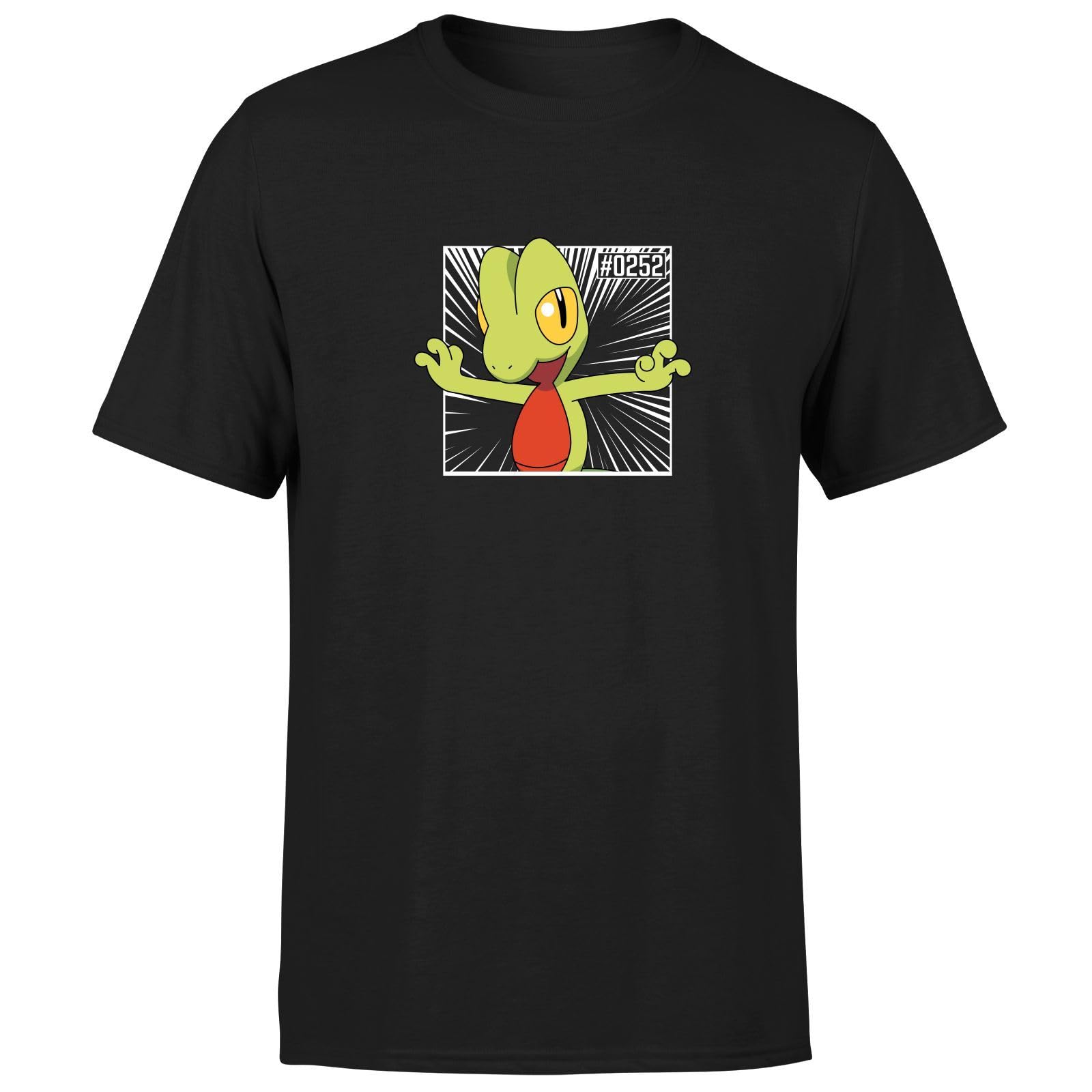 Pokemon Men's Black Treecko T-Shirt - | Size: Small