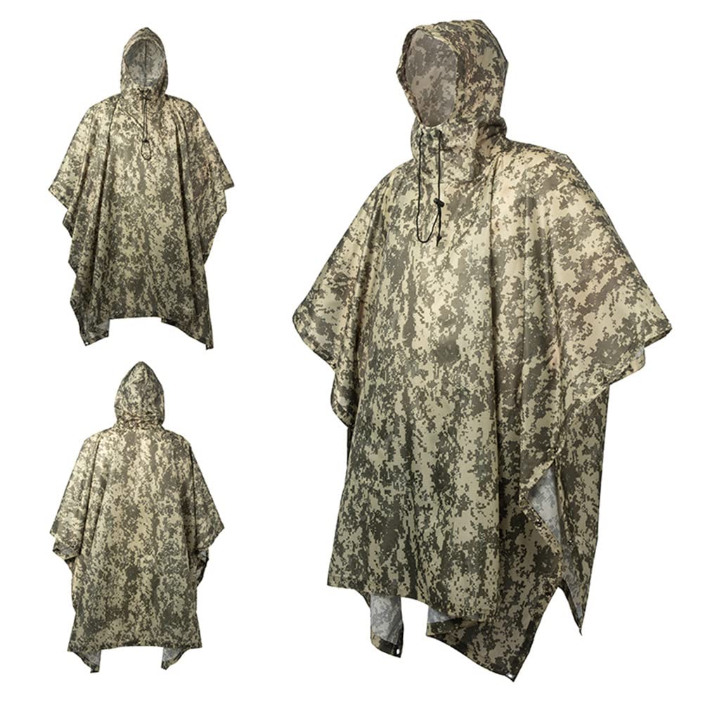 Impermeable Multifuncional Poncho de Lluvia Mochila Senderismo Cubierta de Lluvia Motocicleta Acampar al Aire Libre Viajes Lluvia Engranajes (Color : 6, Size : Einheitsgr��e)