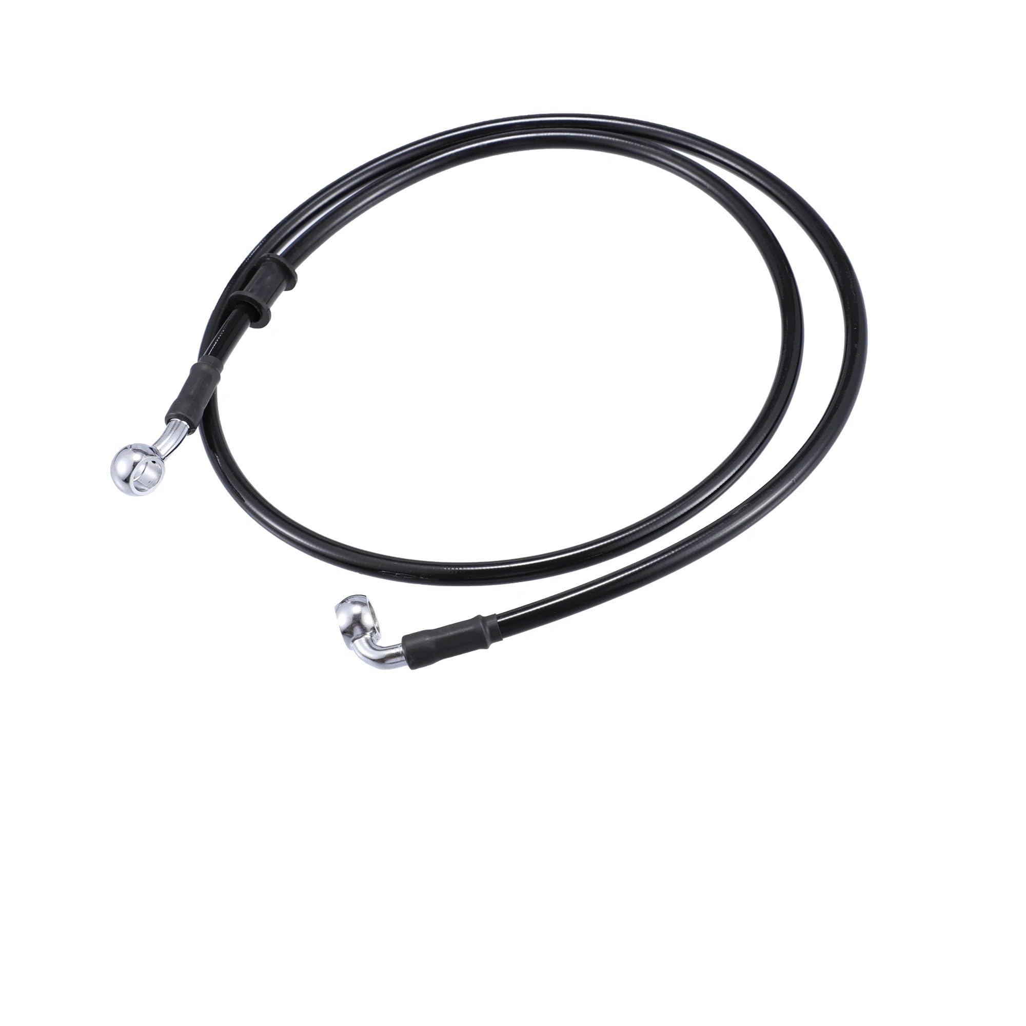 80 Cm 100 120 150 240 Moto Ligne De Frein Hydraulique Tuyau D'huile Raccord AN3 M10 28 ° 90 Acier Inoxydable Tuyaux de frein pour voitures