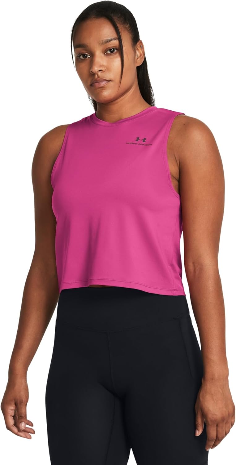Women's UA Vanish Energy Crop Tank - Image 2