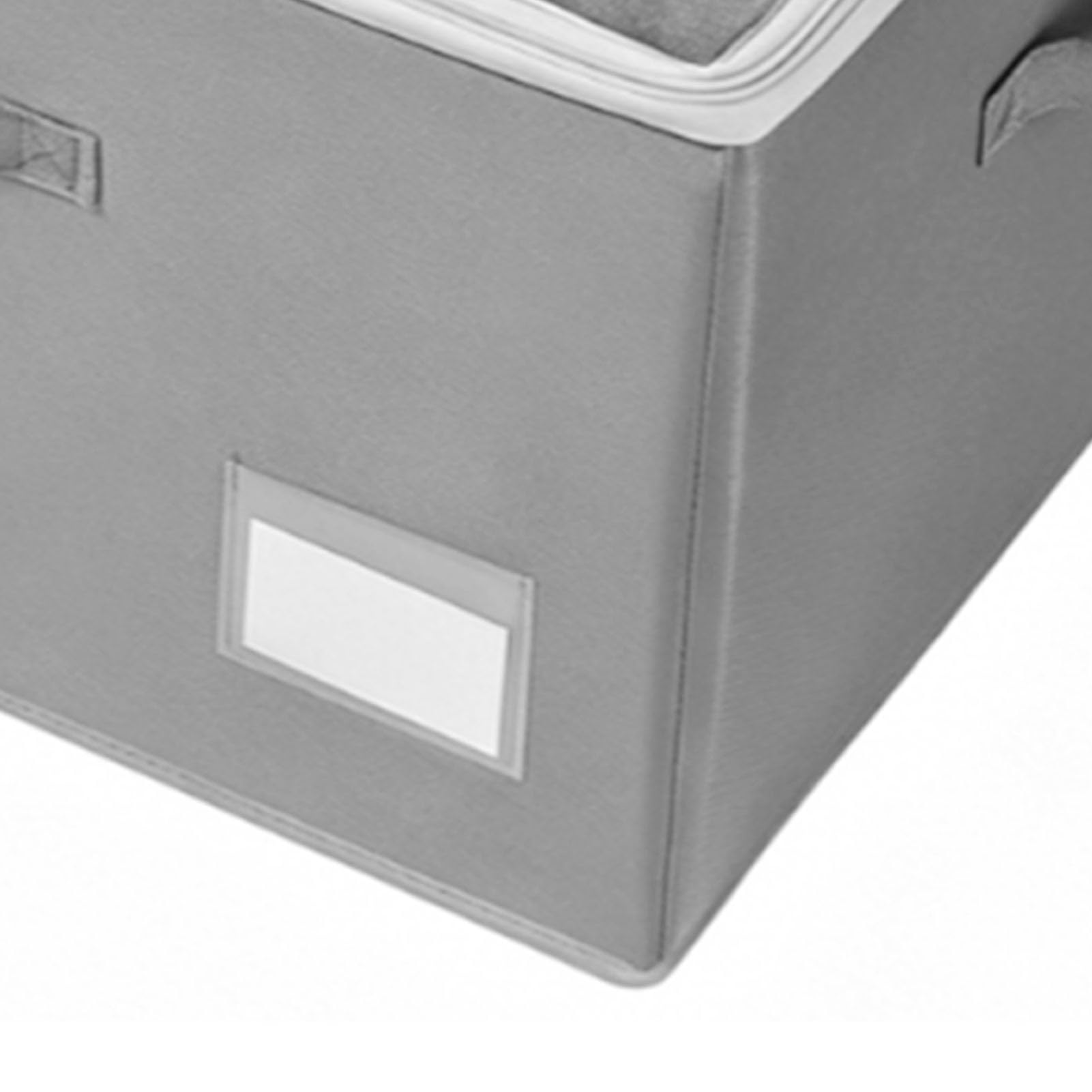 YUYTE Organizzatore per Scarpe, Contenitore per Scarpe in Tessuto Oxford, Resistente Alla Polvere con Divisori Rimovibili e Maniglie per Ripostiglio Armadio Sotto il Letto (GRAY)