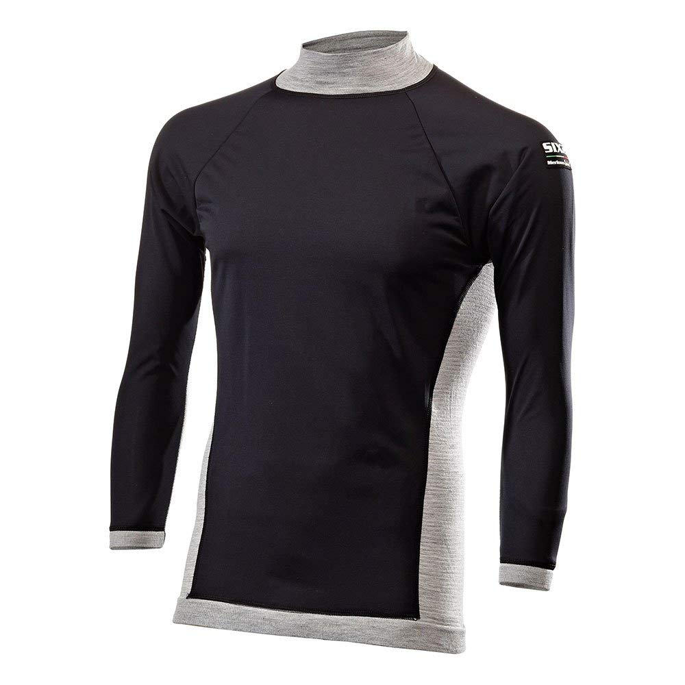 SIX2 Lupetto ml Windshell Merinos Wool Grey - XXL/XXXL