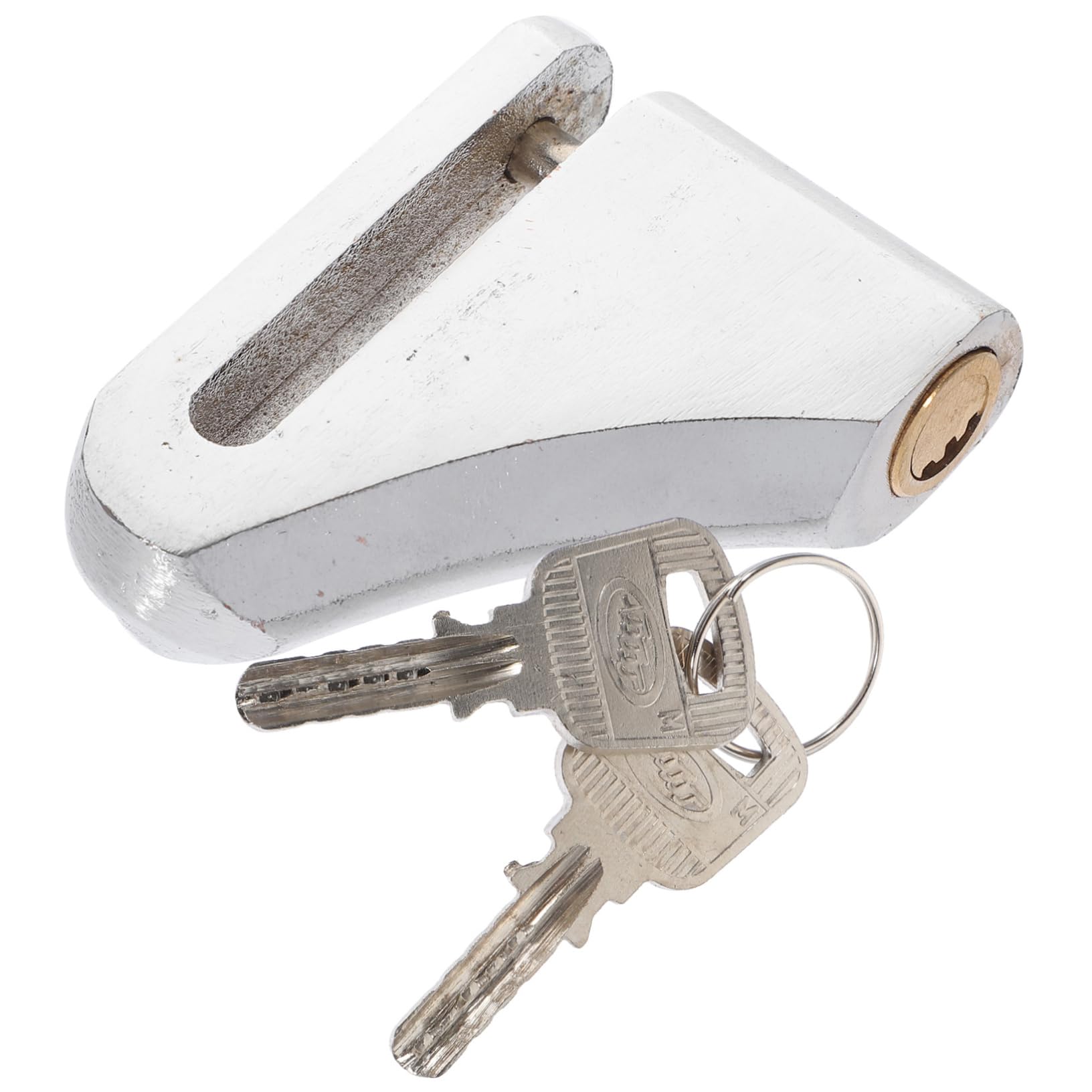 MilistenMountain Bike Lock Bicycle Lock Portable Brake Lock Portable Metal Lock Motorcycle Disc Lock Bike Wheel Lock Dirtbike Accessory Motorcycle Locks Anti Theft Small Metal Lock Iron