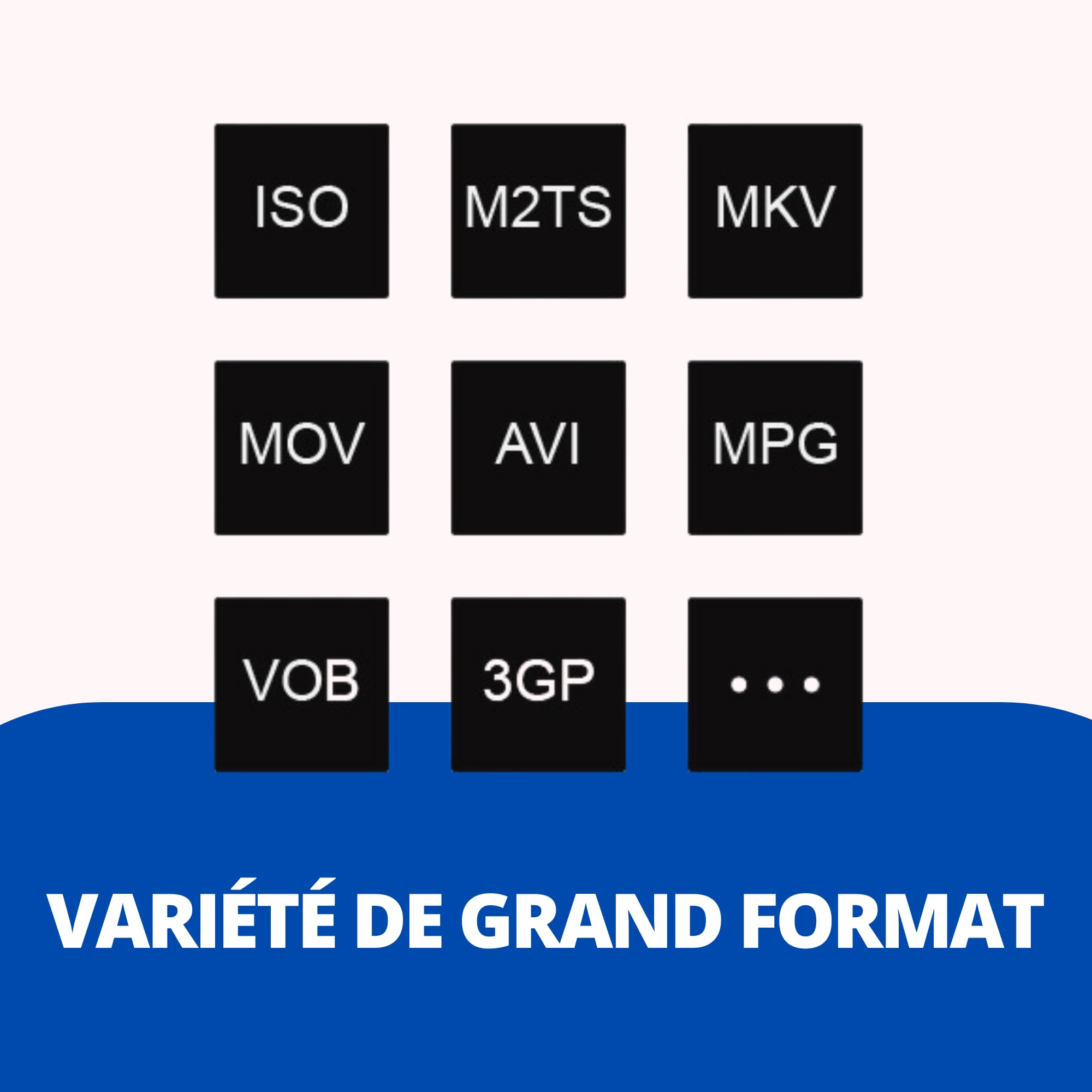Orbsmart R82 Lecteur Multimédia 4K UHD Haut de Gamme pour Cinéma à Domicile | Vidéo HDR10+ & DV, Audio HD & DTS:X Passthrough | Support Menus Complets ISO Blu-Ray/MKV Depuis NAS/HDD | WiFi 6, USB 3.0