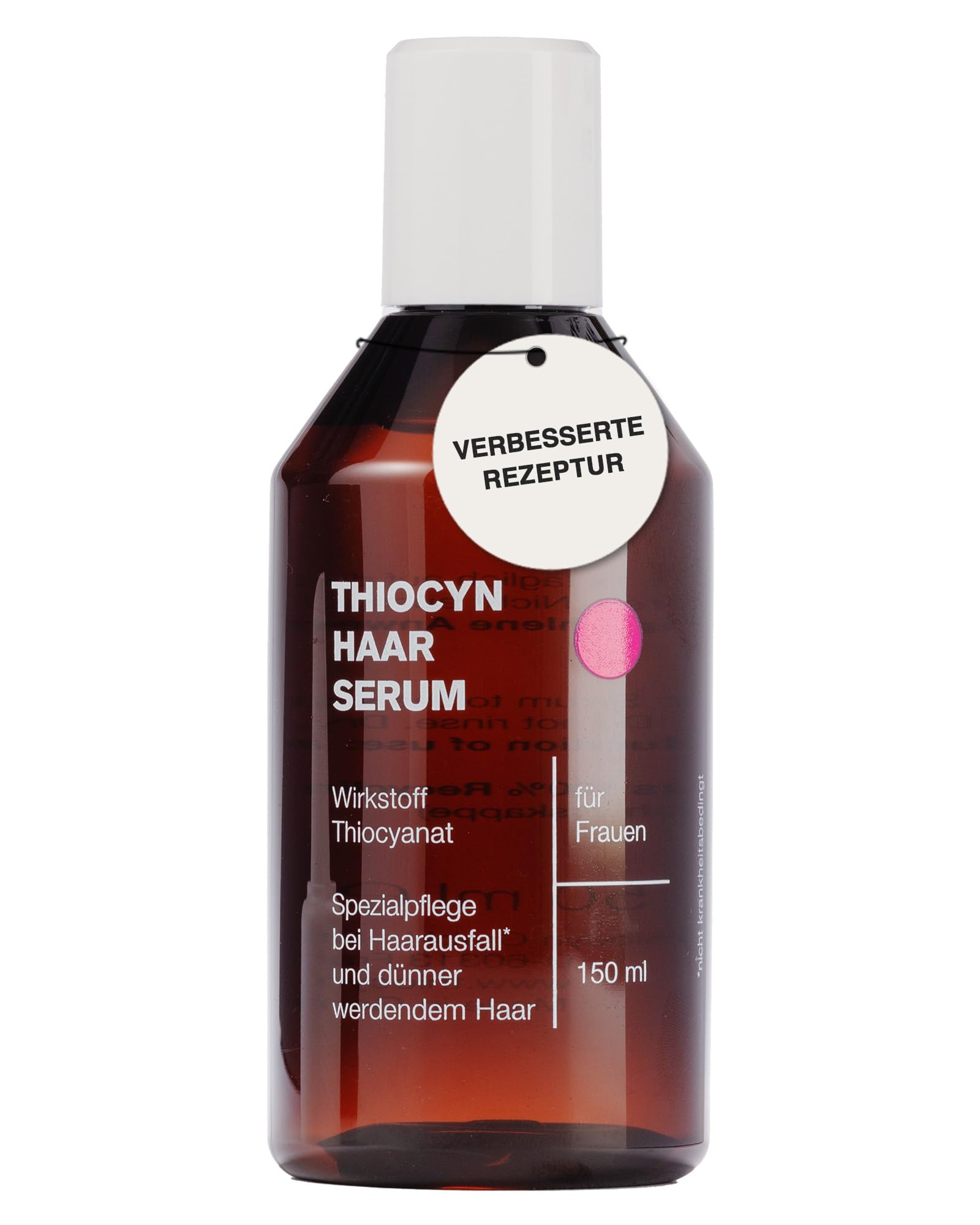 Thiocyn Haarserum gegen Haarausfall Frau 150 ml - Haarwachsstum beschleunigen mit Thiocyanat, Biotin & Riboflavin - Spezialpflege bei Haarausfall* - Vegan