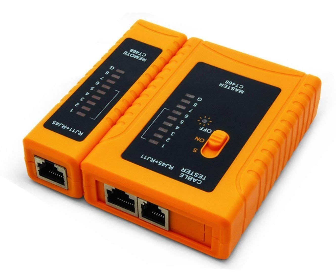 Gitru Network Cable Tester, Portable BNC RJ45 Ethernet Continuity Checker, F-Style Coaxial Cable Testing Tool (RJ11 + RJ45)-picture-16