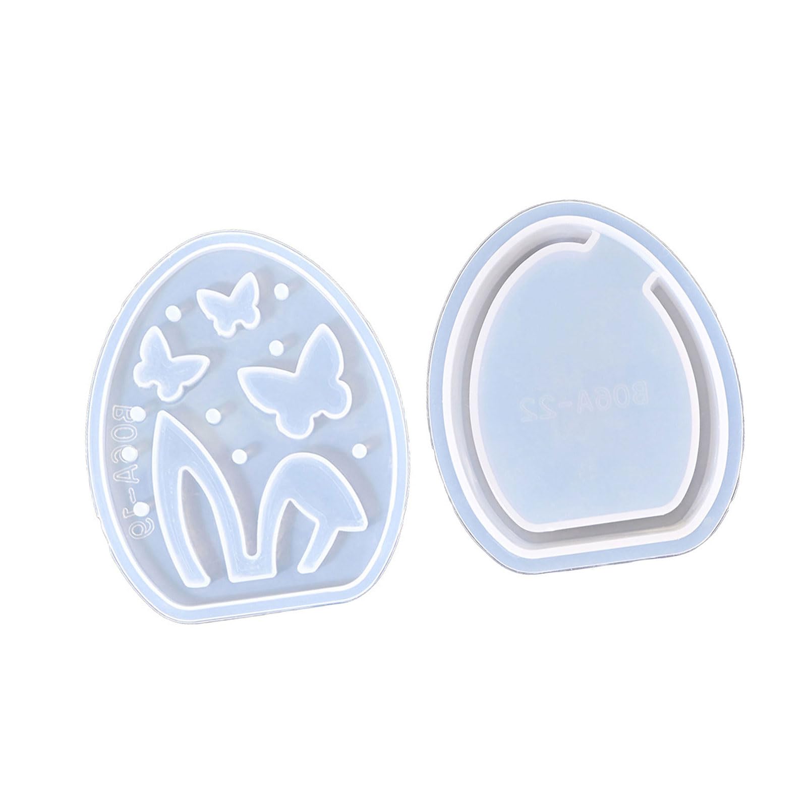 carotoe Eggs Shape Stand Silicone Molds for Epoxy Resin Holder Tealight Holder Home Party Decoration Silicone Baking Molds