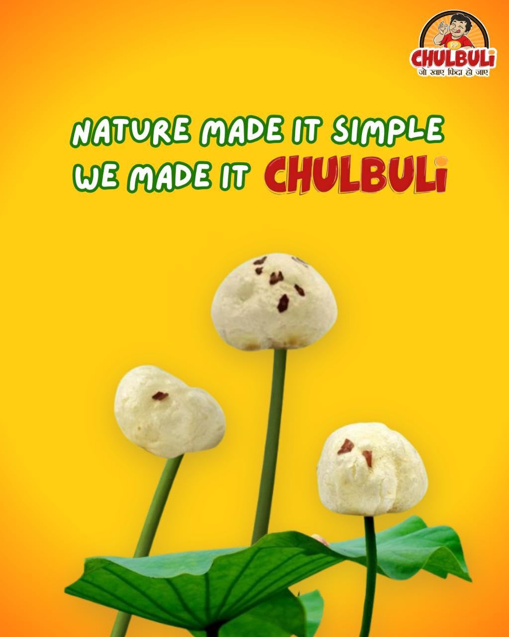 PP Chulbuli Vrat Sindhav Flavoured Makhana | Roasted Phool Foxnut Snack | Crunchy Ready To Eat Munching Option | Tea Time Travel Food Pack | Daily Snack Choice | Pack Of 2 3