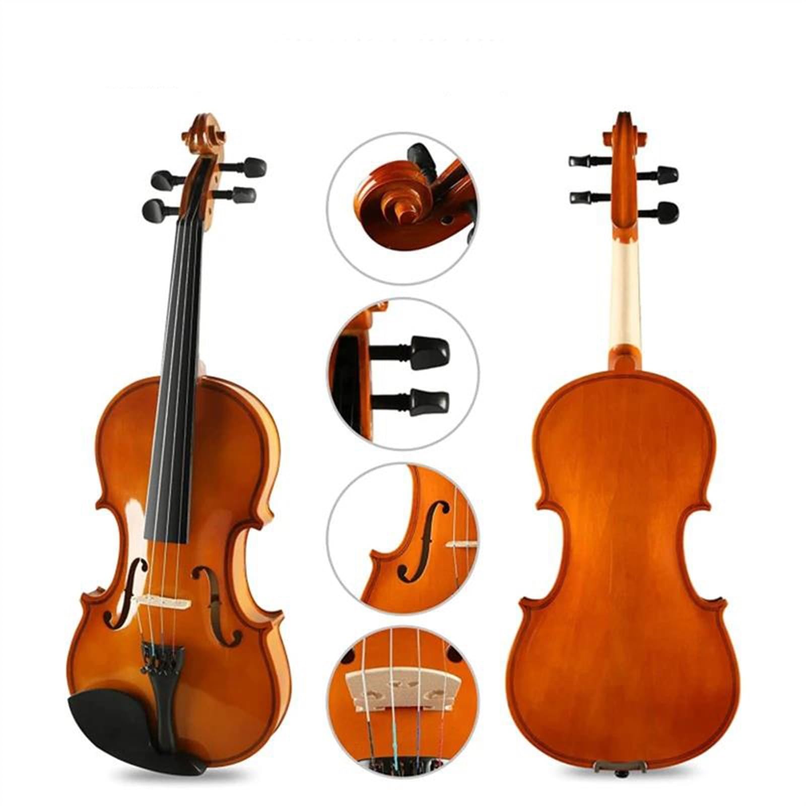 Violine Bogen Aus Lindenholz 1/2 1/4 3/4 4/4 Violine Für Erwachsene Anfänger(3/4)