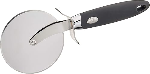 Tovolo Rueda cortadora de pizza de acero inoxidable, cortador de limpieza súper afilado, accesorio de cocina, fácil de apretar silicona Comfort Gri, disponible en Yaxa Venezuela