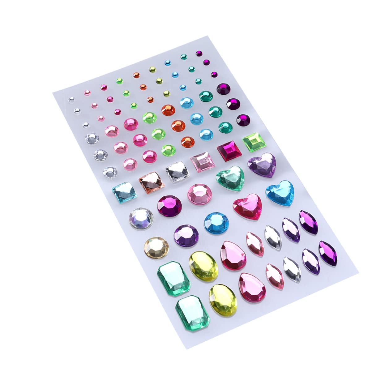 3 Pezzi Di Colla Autoadesiva Per Gioielli Con Strass Di Cristallo Kit Di Gemme Adesive Per Decorazioni Forme Assortite E Dimensioni