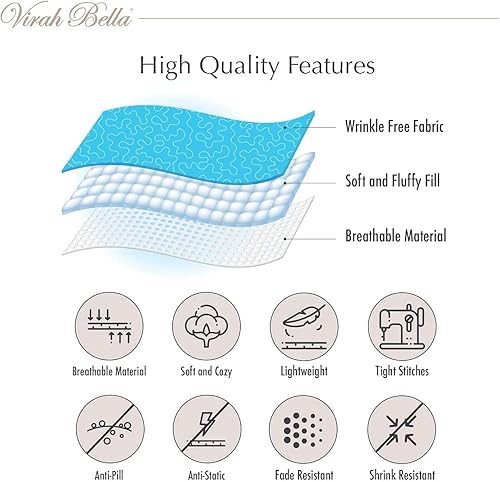 Miniatura 6 de Virah Bella Juego de ropa de cama de 3 piezas tamaño King - Strain Red Truck Home Sweet Home - Edredón reversible de campamento rústico con fundas