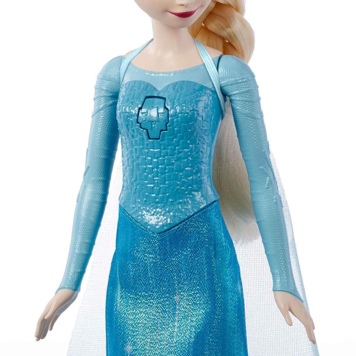 Mattel Disney Die Eiskönigin Singende Elsa Puppe mit dem Lied 'Let It Go' in 4 Sprachen singt Disney Frozen Singende Elsa Puppe JDX52