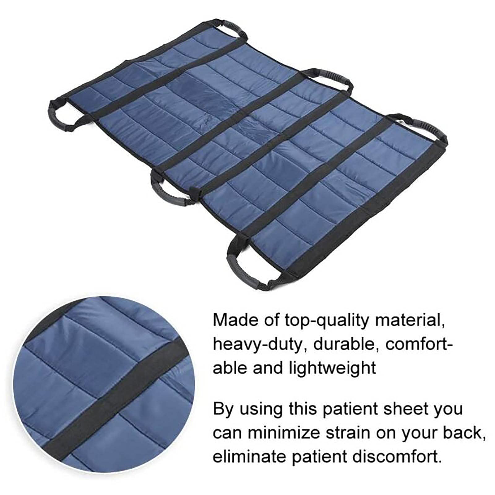 Eslinga para elevación de Pacientes, sábana con 6 Asas para Girar/transferir/reposicionar al Paciente