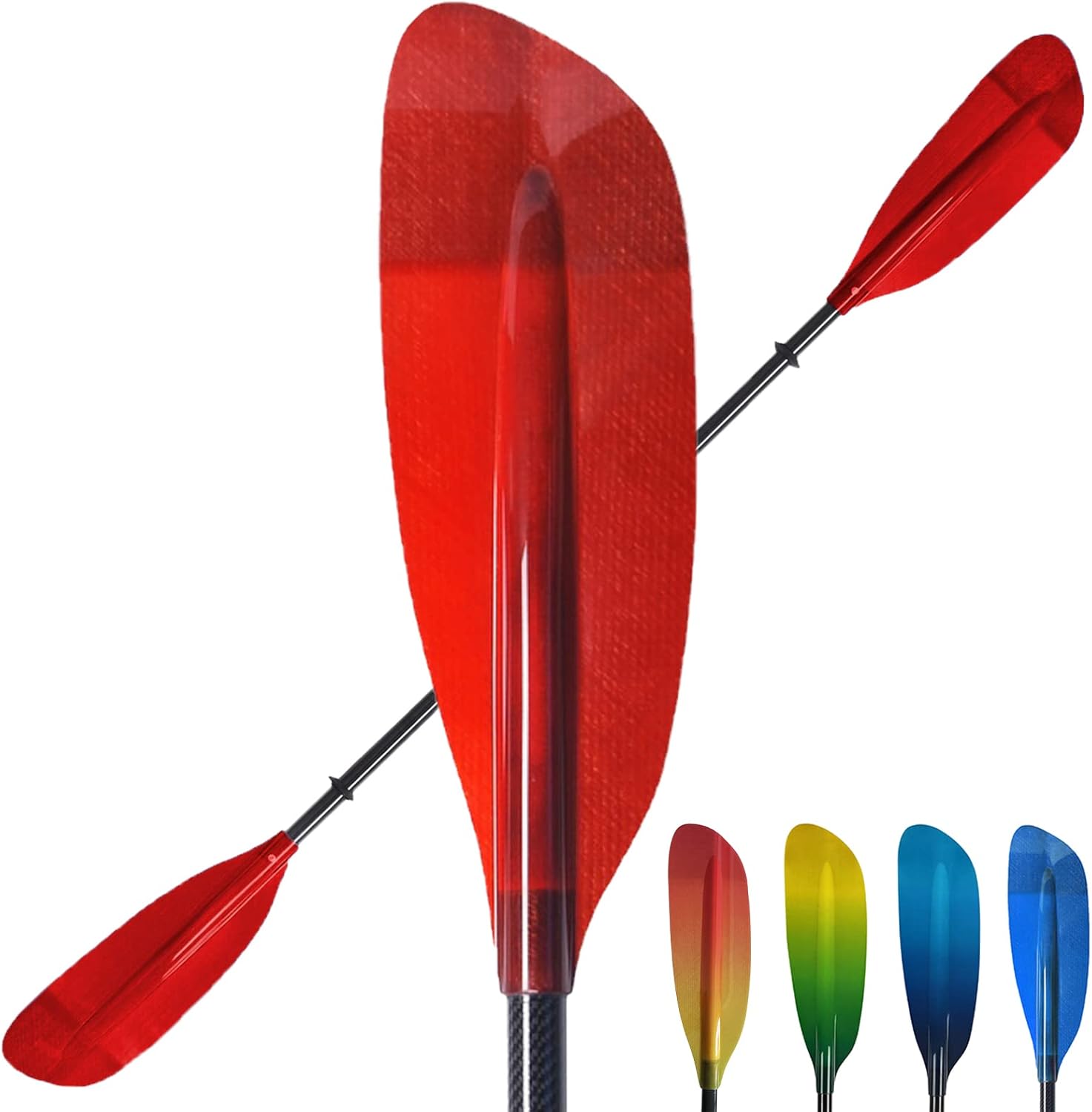 Carbon Kayak Paddles Carbon Fiber Shaft and Fiberglass Blades, Adjustable Floating Kayaking Oars for Boating, Canoeing, 86.5″-90.5″ /90.5″-94.5″, 1.8lb Carbon Kayak Paddles Carbon Fiber Shaft and Fiberglass Blades, Adjustable Floating Kayaking Oars for Boating, Canoeing, 86.5″-90.5″ /90.5″-94.5″, 1.8lb