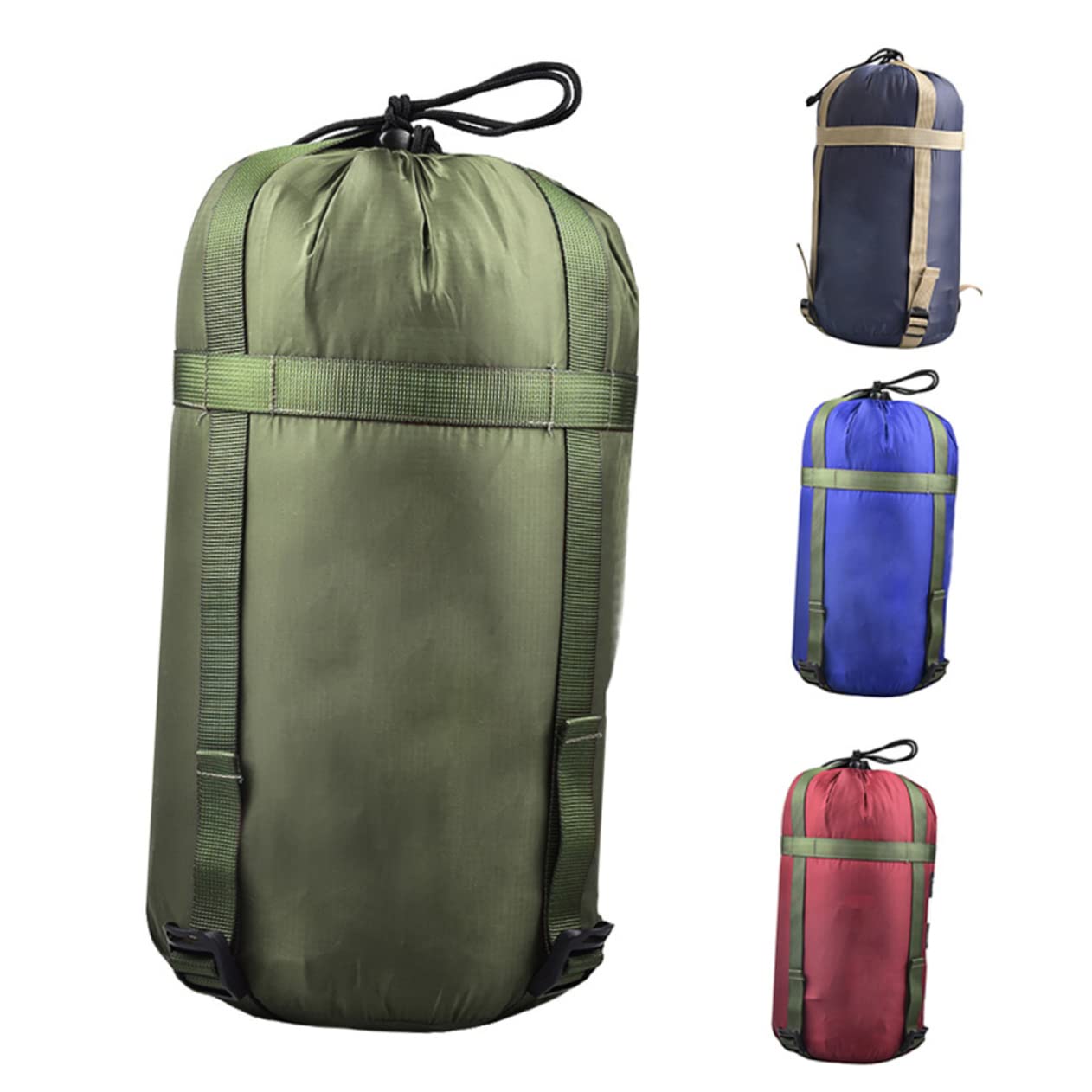 VICASKY Nylon Sleeping Bag Compression Sack Portable Quilt Storage Bag for Camping