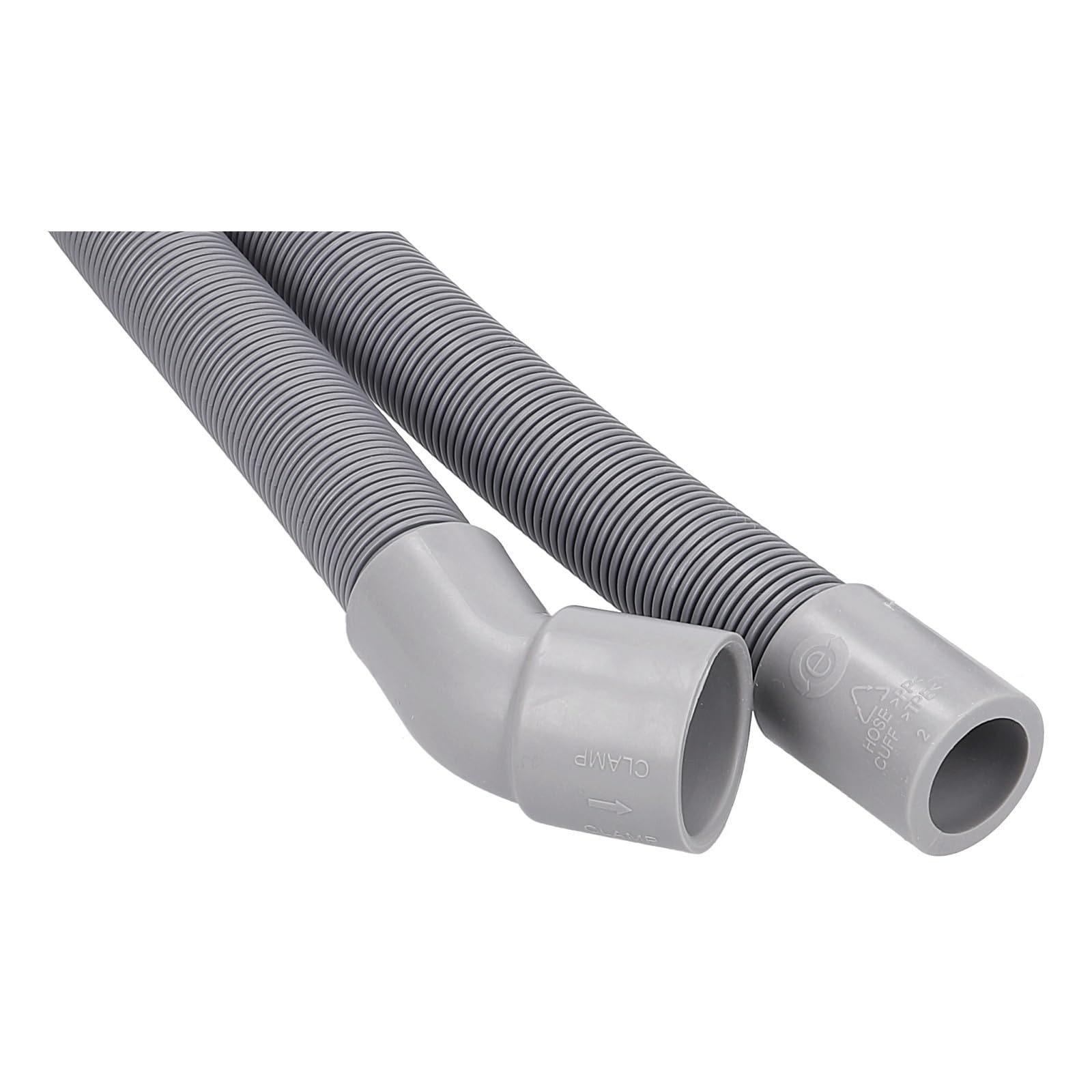 LUTH Premium Profi Parts Manguera de drenaje 0020300407b compatible con Haier compatible con Candy/Hoover 49124561 para lavadora
