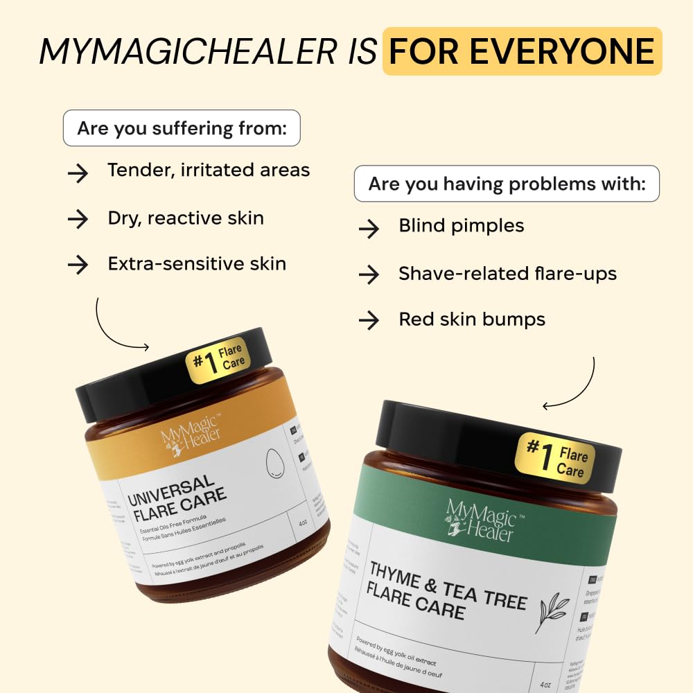 MyMagicHealer Universal Flare Care - Pomada extractora para HS, forúnculos, quistes, hemorroides, quiste pilonidal, absceso, antirozaduras, cuidado de heridas, alivio para el picor de piel con