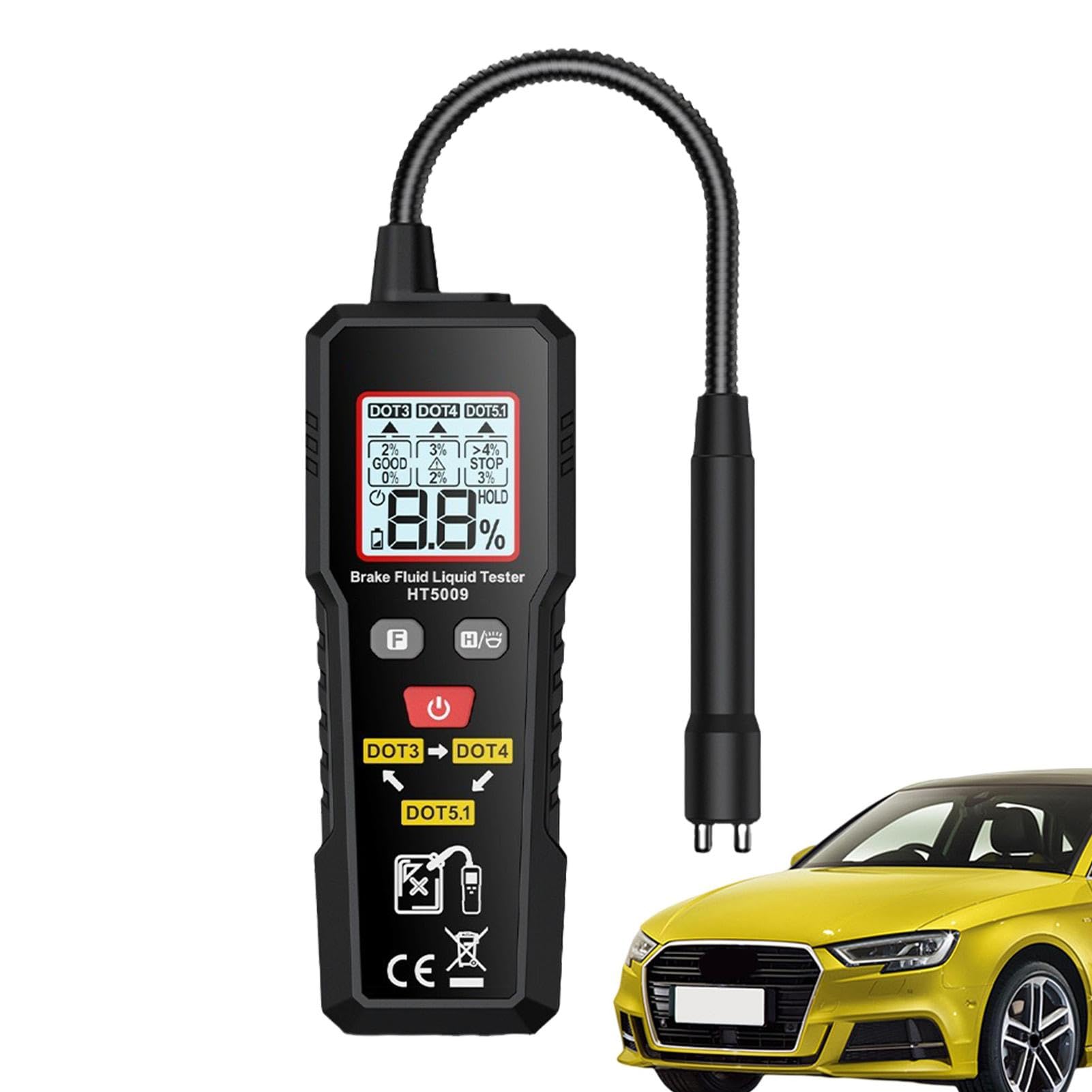 Tester umidità liquido freni automobilistico con sonda flessibile