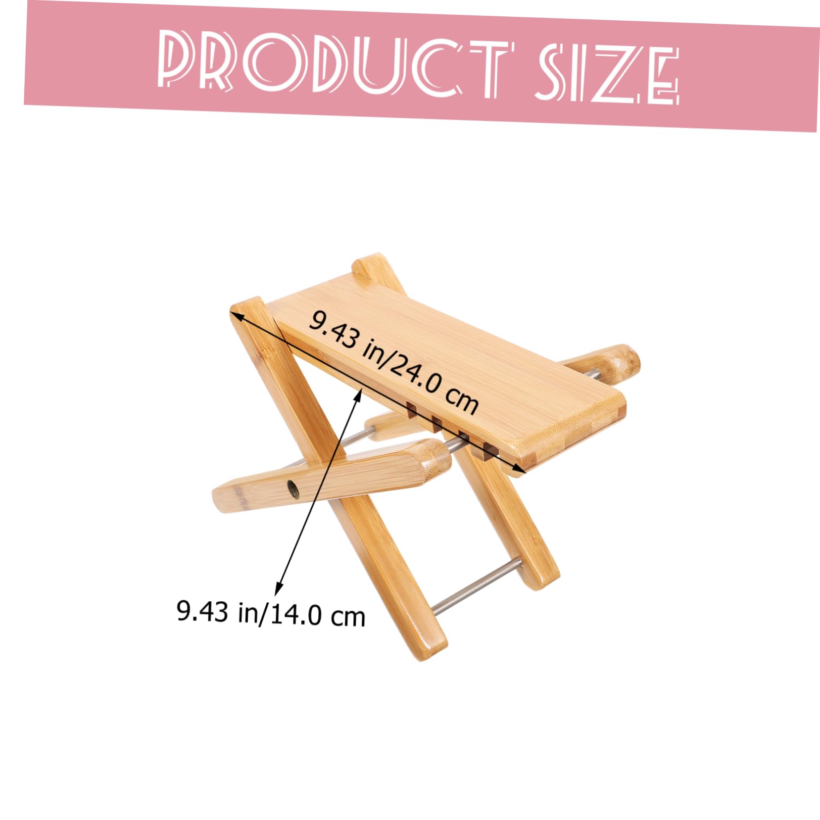 minkissy Stool Squat Adult Potty Stool Foot Improve Squatting Posture Sturdy Folding Squatting Toilet Stool for Bathroom Anti-Slip Footstool