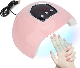 54W LED UV Nail Dryer Curing Lamp 30S/60S/90S Timer USB Portable for Gel Nails Based Polishes(54W)