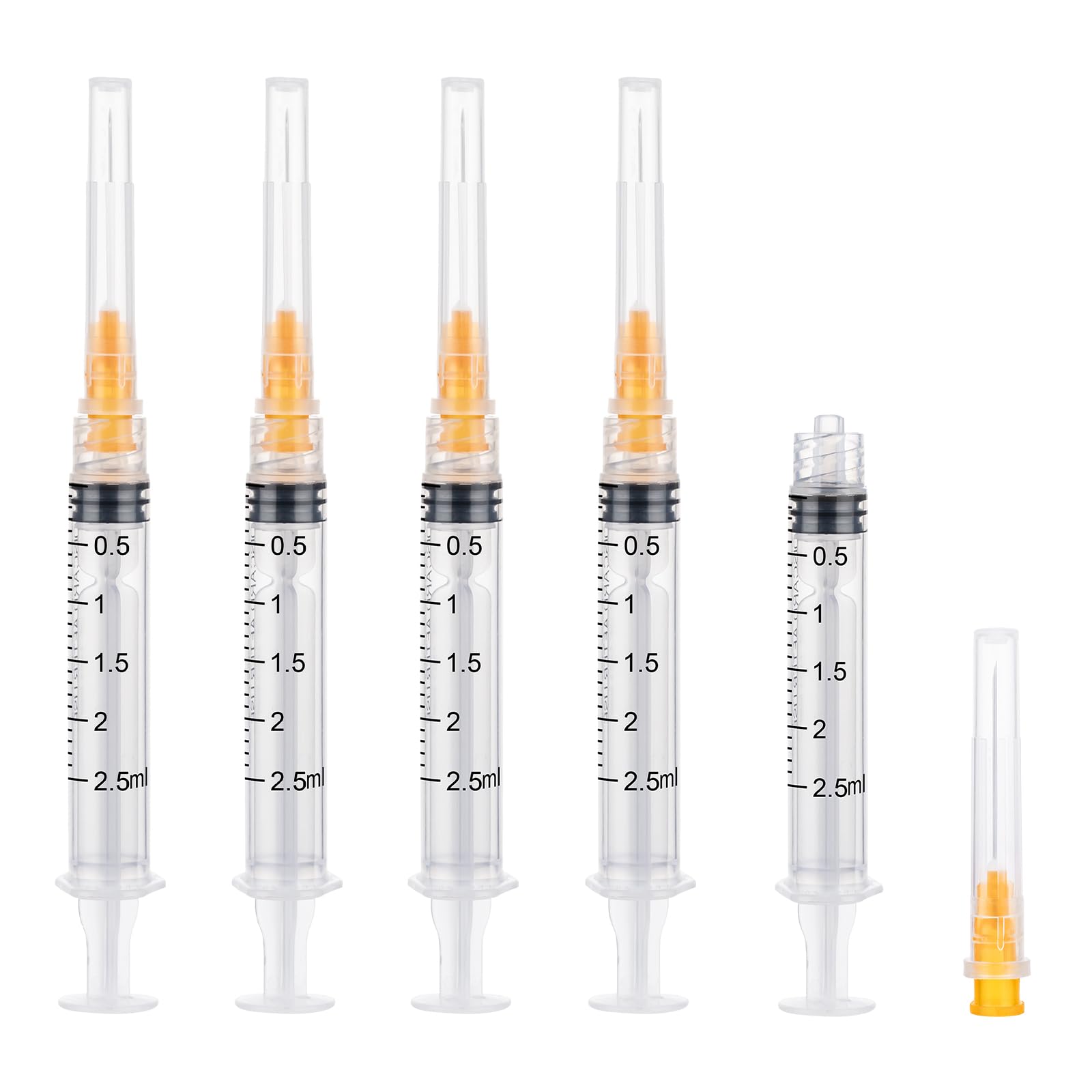 1ml Syringes with 27G 1/2 Inch(13mm), 1cc Luer Lock Syringes, 20 Pack — Amazon image 12