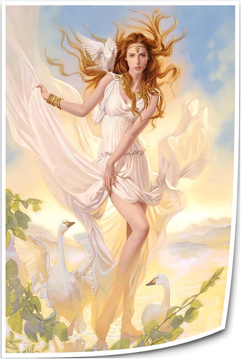 ポスター GODDESS OF THE WIND Amazon.com: Stantini Greek Mythology Decor Greek Goddess Aphrodite