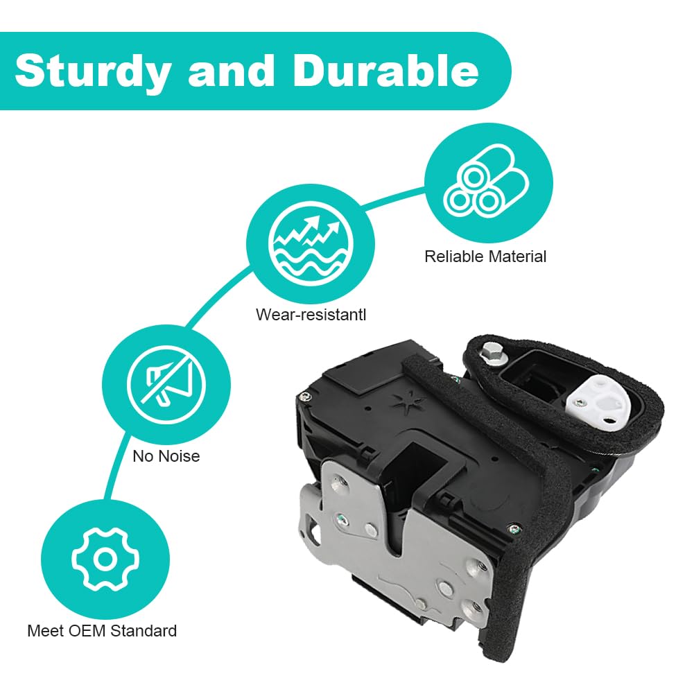 Front Right Passenger Side Door Lock Actuator Latch Assembly Compatible with Chevy Suburban Tahoe Silverado 1500 GMC Yukon XL Sierra 1500 Buick Enclave 2014-2022 Replacement for 13516685