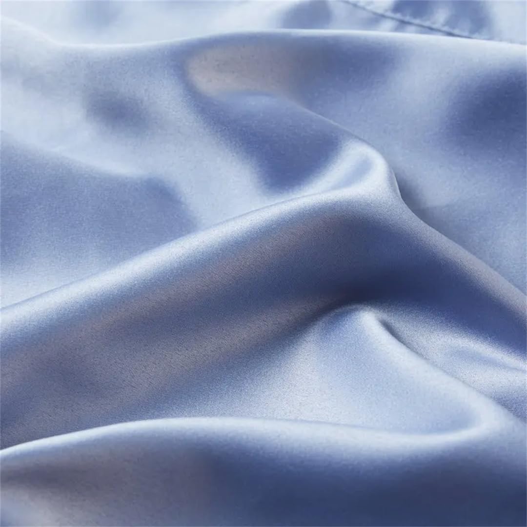 Yeuyyben Vestaglie lunghe da donna in raso opaco in pizzo kimono da sposa abiti da damigella d'onore abiti da notte per feste di nozze