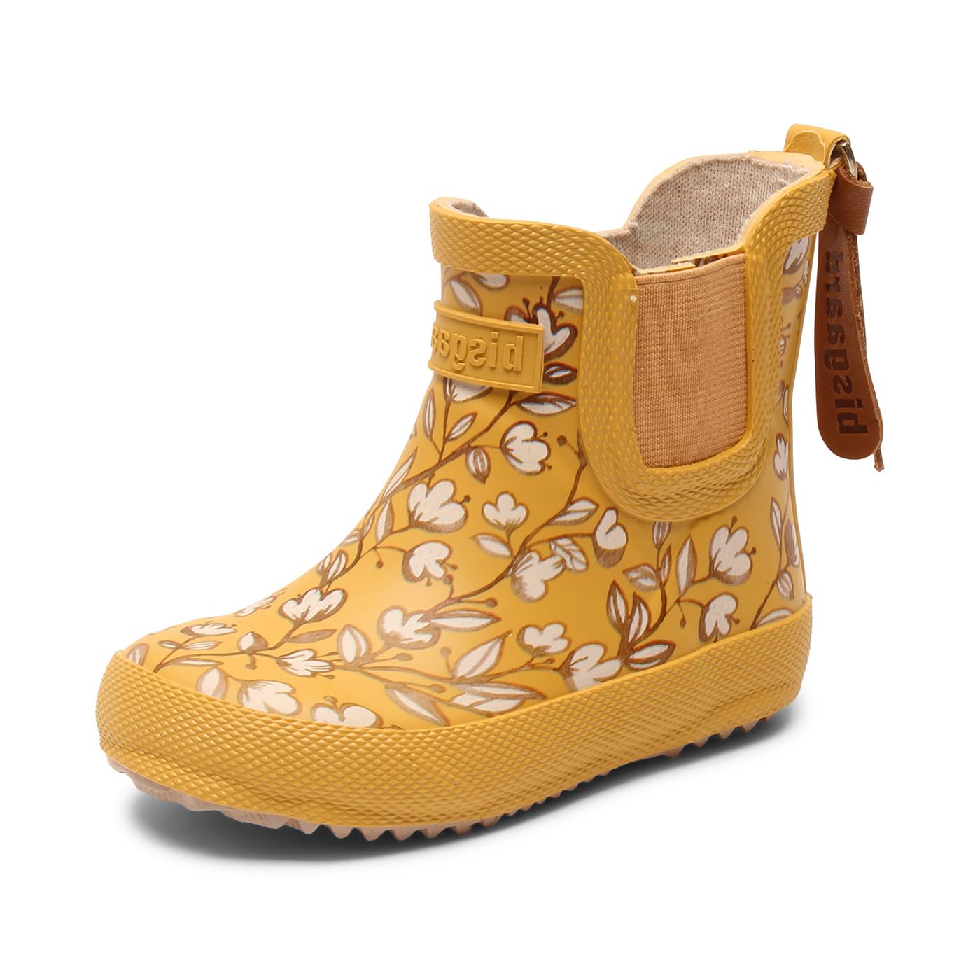 Bisgaard Unisex children's baby rubber rain boot, Mustard, 9.5 UK Child