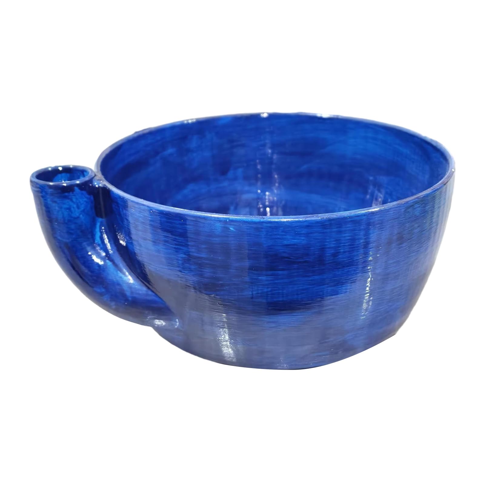 RetroNest Self Spinning Berry Washer Fruit Cleaning Bowl, 360 Degree Vortex Cleaning with Quick Drain System for Strawberries and Blueberries Kitchen Vegetable Colander Sieve Basket Dark Blue
