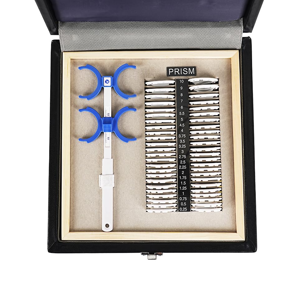 AISITESY Kit Lenti Ottiche Prova 266 Pezzi - Set Completo Con Custodia Alluminio Per Test Oculistici - Foto 12