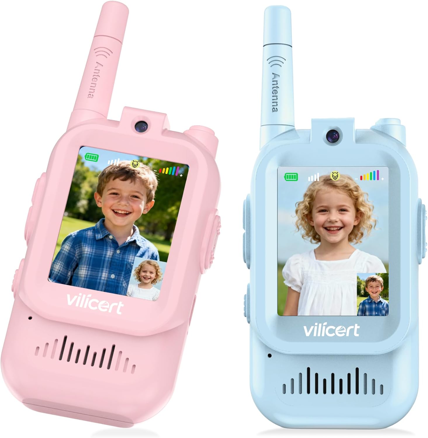 Video Walkie Talkie Toys for Age 3-12 Boys Girls