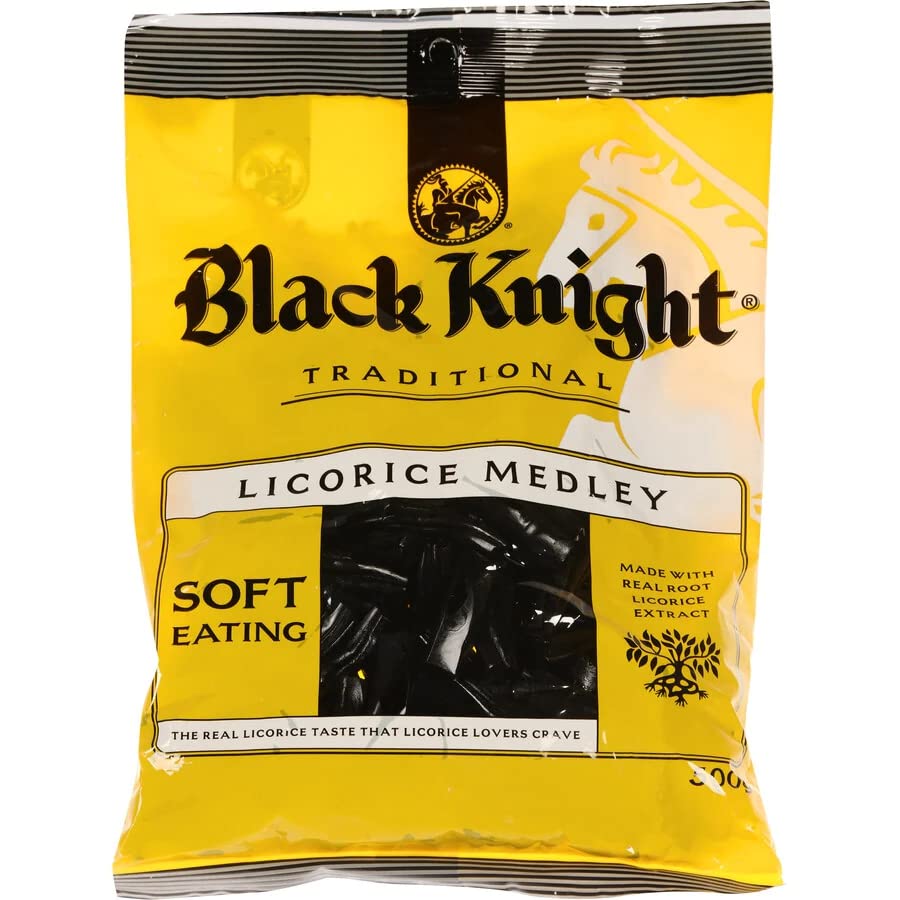 RJ's Black Knight Licorice Medley 500g x 3