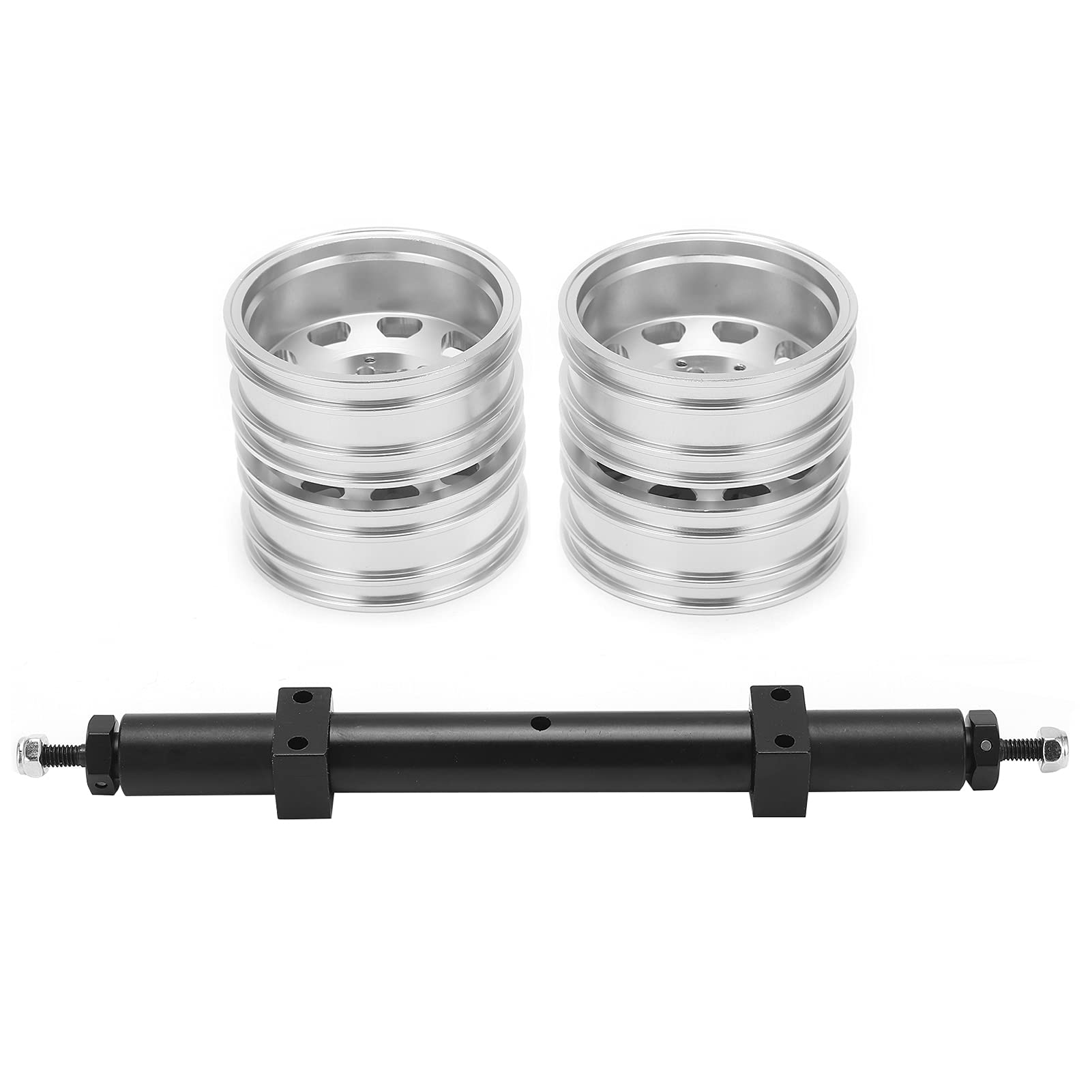 Zestaw piasty koła tylnej osi ze stopu aluminium do traktora w skali 1/14
