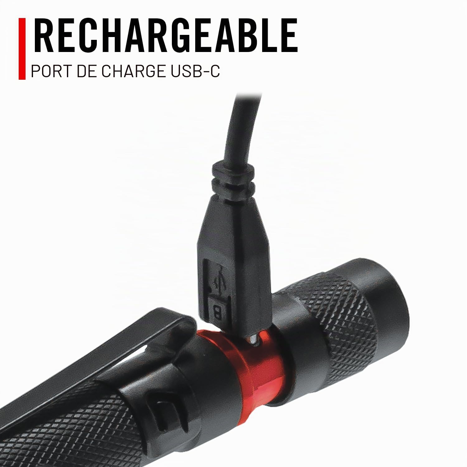 Coast HP3R Lampe de poche rechargeable avec mise au point réglable Noir 245 lumens