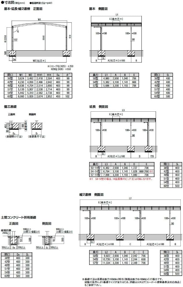 受注生産品】LIXIL リクシル ネスカR 2台用 基本 36-50型 ロング柱