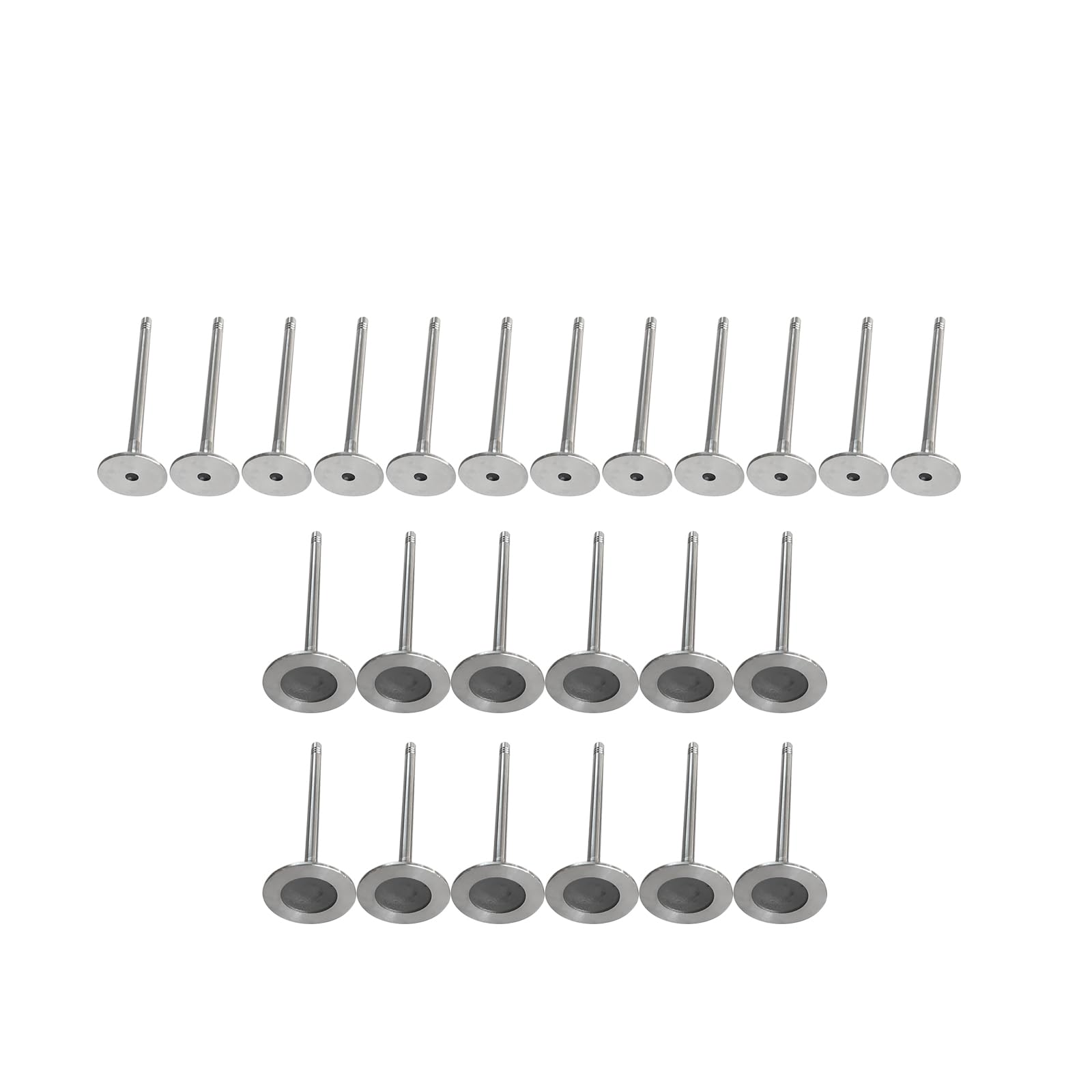 Valvole di scarico di aspirazione, kit di valvole di aspirazione e scarico del motore, 24 pezzi, adatto per Mercedes Benz C350 E350 R350 S350 3,5 L 2005-2015, sostituisce 2720500627,2720500827