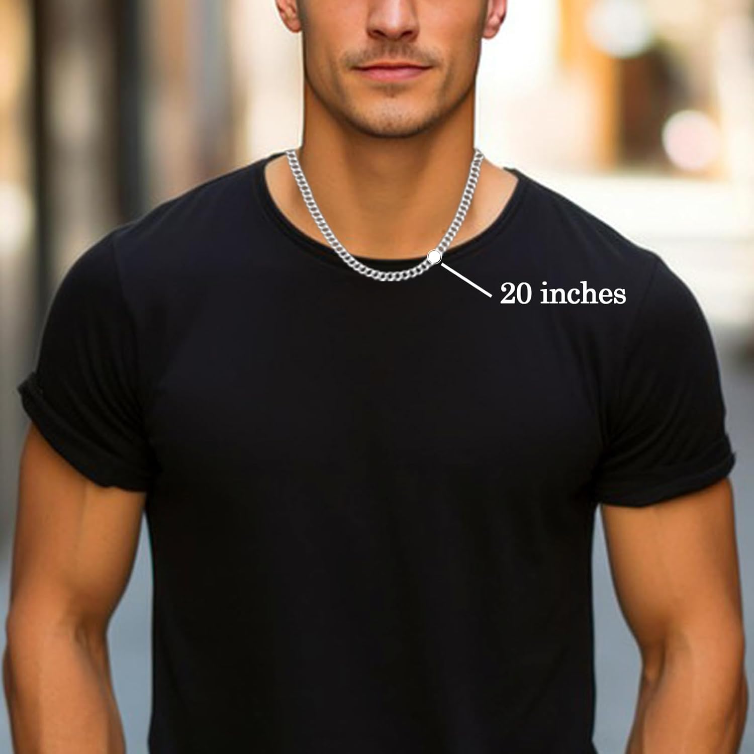 Gifts for Teens Boys Men, 6MM Cuban Link Chain Necklace for Him Boyfriend Husband Son Grandson Nephew Brother Friend -Easter Basket Stuffers Birthday Christmas Graduation Fathers Day Valentines Gifts - Image 6