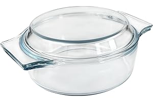 1.1 Quart Glass Pyrex Baking Dish with Lid
