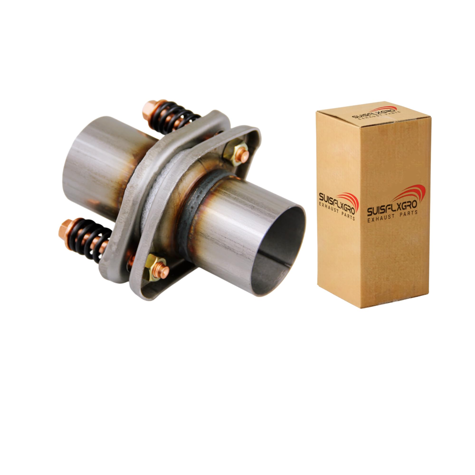 Snapklik.com : SUISFLXGRO Exhaust Flex Spring Flanges 100% 409L ...