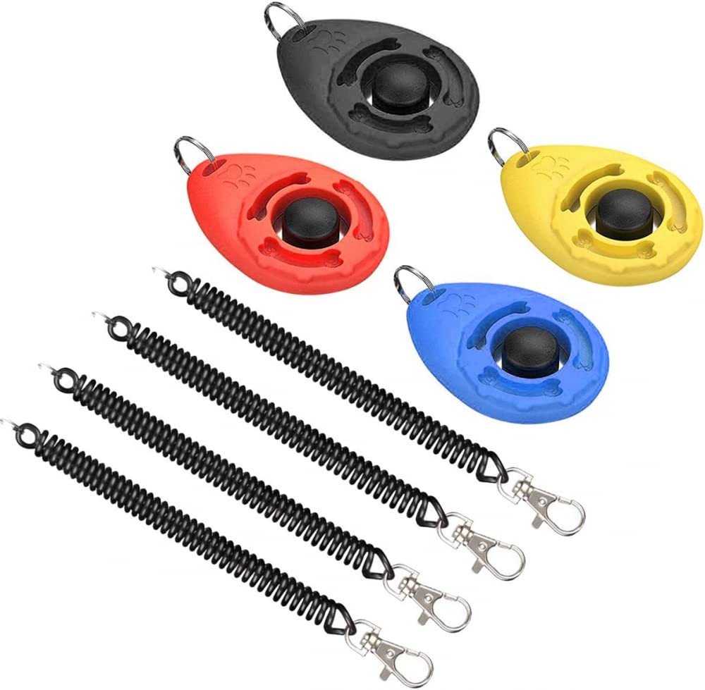 JDF Dog clicker Training, Dog clicker Training, Pulsera clicker Dog Training, Pet clicker, Dog clicker Suitable for Dog, Cat and Horse Behavior Training