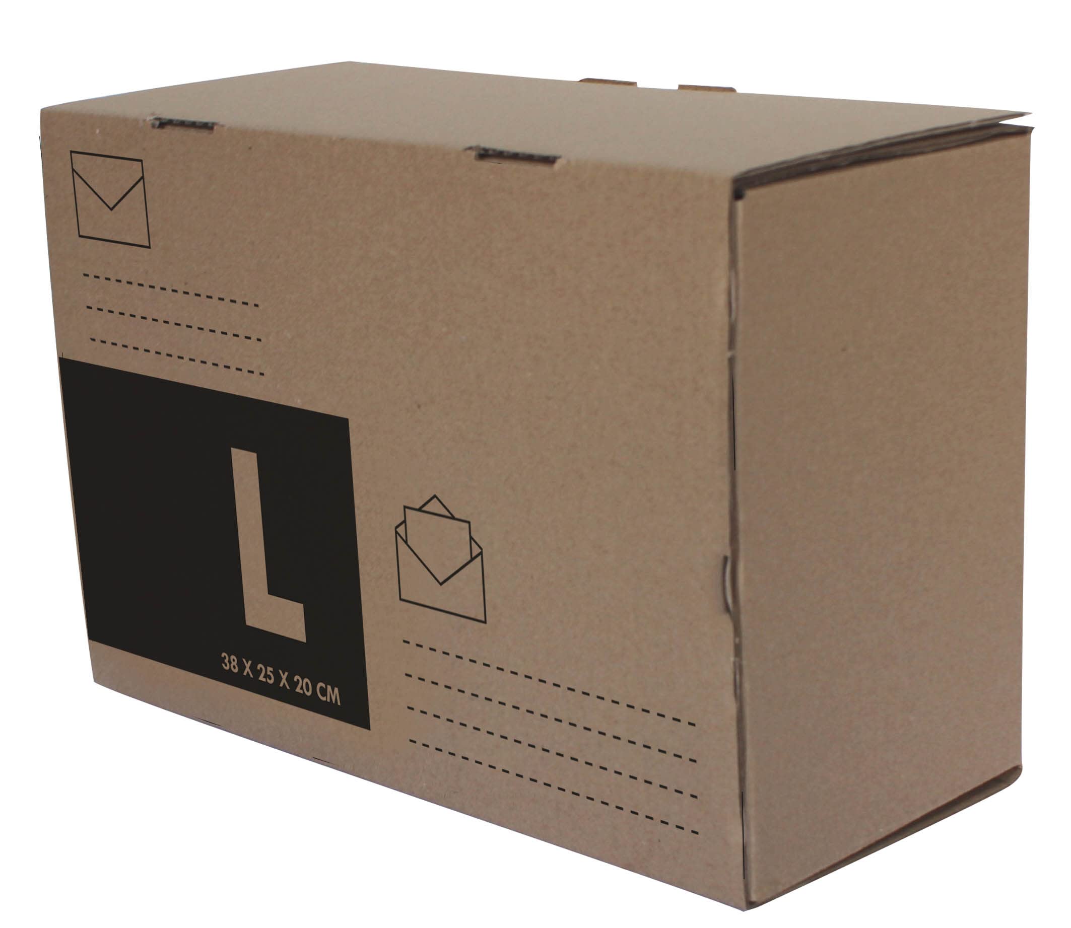 Box and Beyond Zestaw 36 pudełek transportowych - 32x20x25cm - Made in France - Maksymalne obciążenie 30KG / 120L - certyfikat FSC 70%