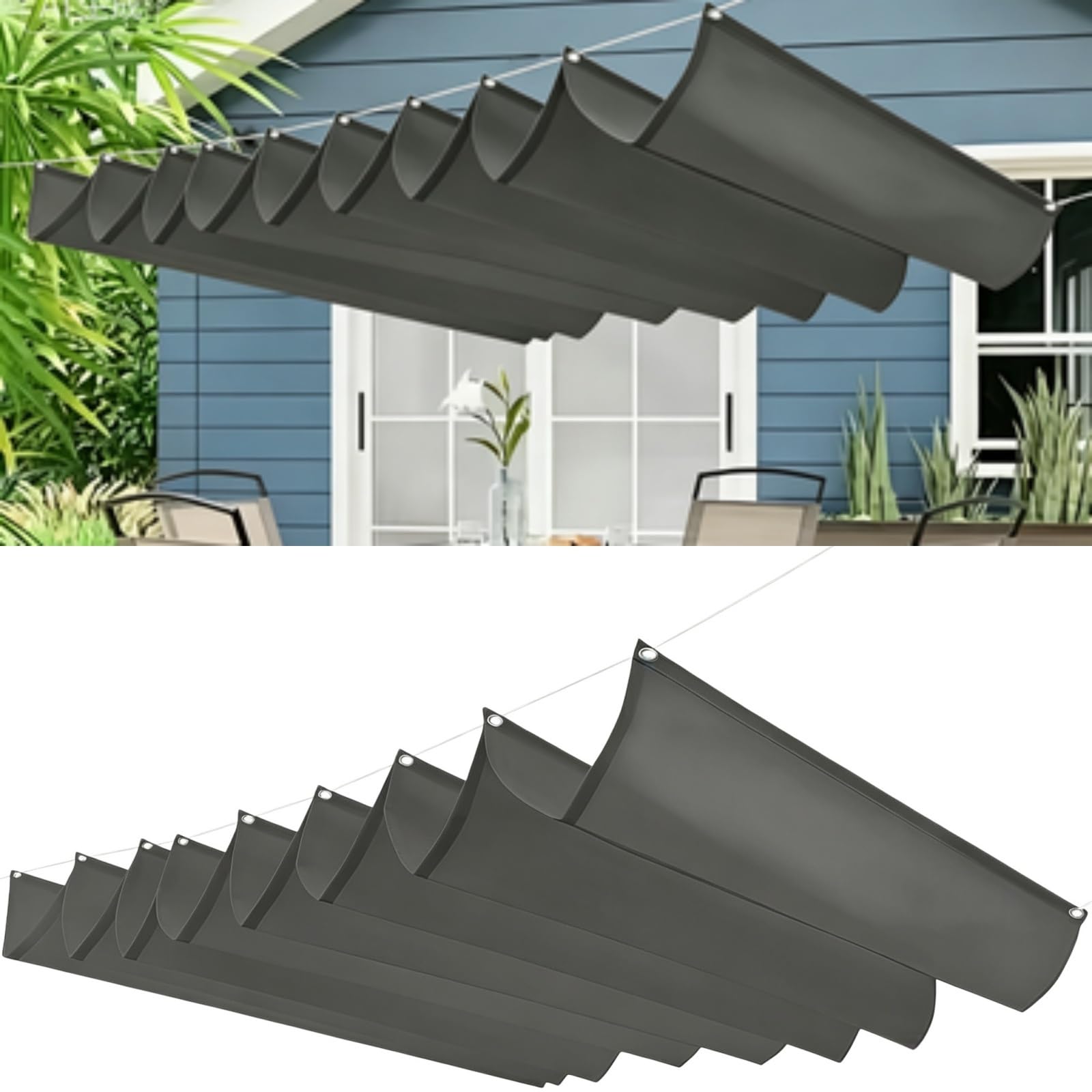 Voile d'ombrage rétractable : protégez votre terrasse de la chaleur et des pluies d'été