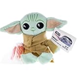 Galerie Baby Yoda Plush Stuffed Animal and Candy Canes, Gift Set from Star Wars Mandalorian, Holiday Stocking Stuffer, Christmas 2024, 8 Inch