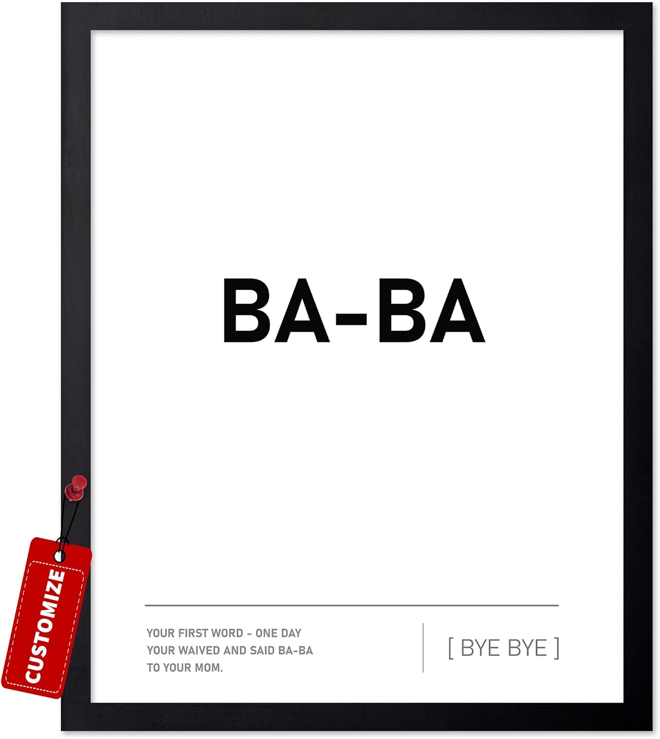 Poster Master Personalized Important Day Print, Customized Typography Poster and Canvas, Minimal Art, Gift for Family, Friends, Available in 8x10 to 30x40