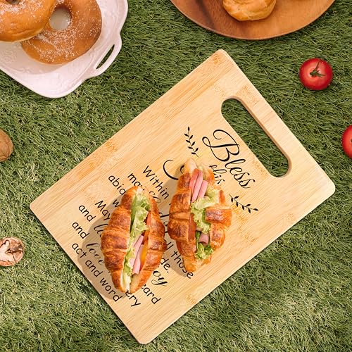 Tabla de Cortar de Bambú Rectangular con Mango miniatura 6